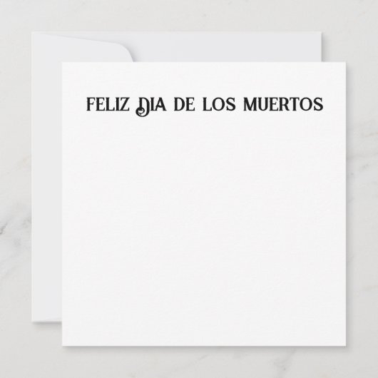 Dia de los Muertos türkisfarbenes Gesicht Einladung (Rückseite)