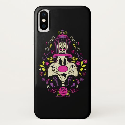 Día De Los Muertos TWEETY™ & SYLVESTER™ Case-Mate iPhone Hülle (Rückseite)