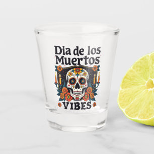 Día De Los Muertos Vibes Oaxaca Tag der Toten Schnapsglas