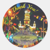 Dia de Los Muertos Vielen Dank PV-190130 Runder Aufkleber (Vorderseite)