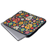 Dia de los Muertos Vintag Laptopschutzhülle (Vorne Knopf)