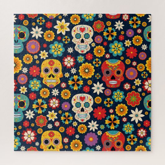 Dia de los Muertos Vintag Puzzle (Vertikal)