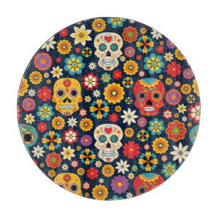 Dia de los Muertos Vintag Schneidebrett