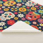 Dia de los Muertos Vintag Sherpadecke (3/4)