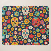 Dia de los Muertos Vintag Sherpadecke (Vorderseite (Horizontal))