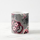 Dia de los Muertos: Vintages Muster Kaffeetasse (Mittel)