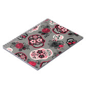 Dia de los Muertos: Vintages Muster Notizblock (Linke Seite)