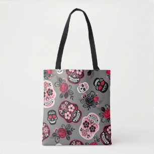 Dia de los Muertos: Vintages Muster Tasche