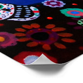 Dia de los Muertos von Prisarts Poster (Ecke)