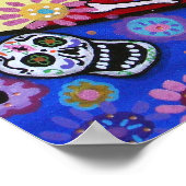 DIA DE LOS MUERTOS VON PRISARTS POSTER (Ecke)