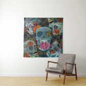 Dia De Los Muertos Wandteppich (Beispiel)