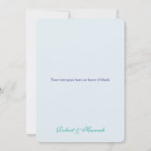 DIA DE LOS MUERTOS WEDD DANKE CARD (Rückseite)