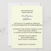 DIA DE LOS MUERTOS WEDDING EINLADUNG (Rückseite)