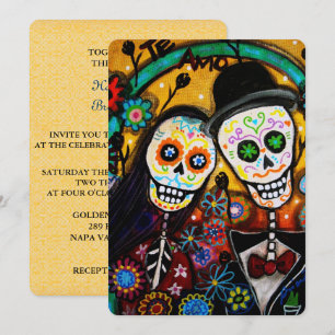DIA DE LOS MUERTOS WEDDING EINLADUNG