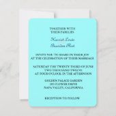 DIA DE LOS MUERTOS WEDDING EINLADUNG (Rückseite)