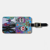 DIA DE LOS MUERTOS WEDDING GEPÄCKANHÄNGER (Vorderseite horizontal)