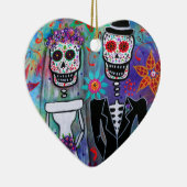 DIA DE LOS MUERTOS WEDDING KERAMIKORNAMENT (Rechts)
