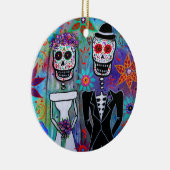 DIA DE LOS MUERTOS WEDDING KERAMIKORNAMENT (Rechts)