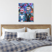 DIA DE LOS MUERTOS WEDDING LEINWANDDRUCK (Insitu (Schlafzimmer))