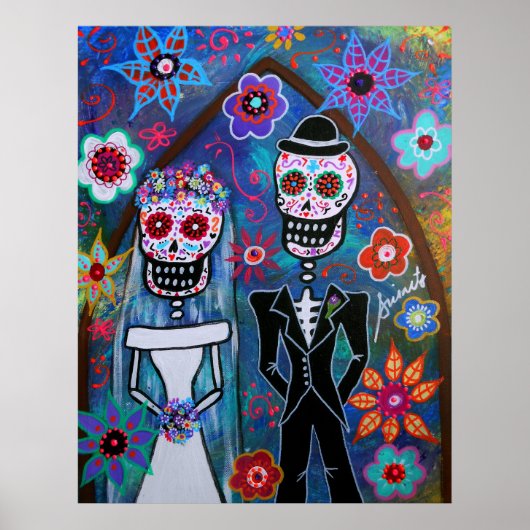 DIA DE LOS MUERTOS WEDDING POSTER (Vorne)