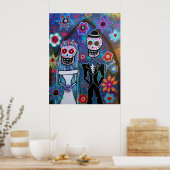 DIA DE LOS MUERTOS WEDDING POSTER (Küche)