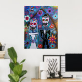 DIA DE LOS MUERTOS WEDDING POSTER (Heimbüro)