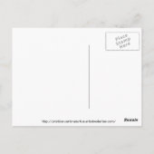 Dia de los Muertos Wedding Postkarte (Rückseite)
