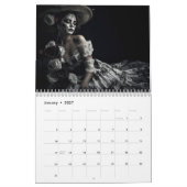 Día de los Muertos – Women in Black & White 2026 Kalender (Jan 2027)