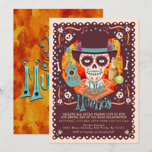 Día de los Muertos, Zucker-Schädel Einladung