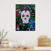 DIA DE LOS MUERTOS ZUCKERPOSTER POSTER (Küche)