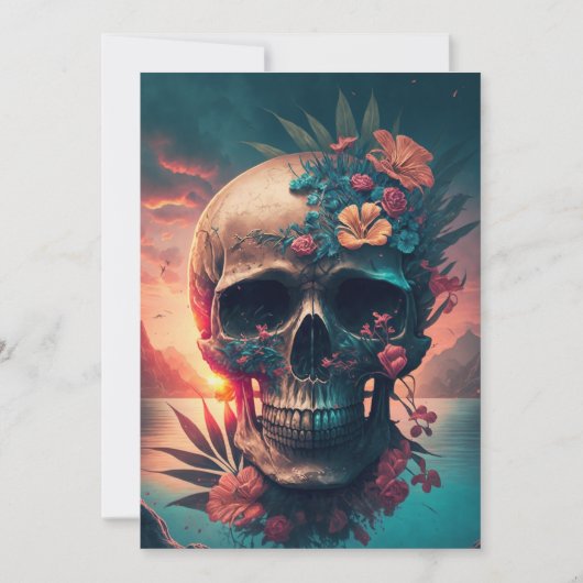 Dia De Los Muetos Einladung (Vorderseite)