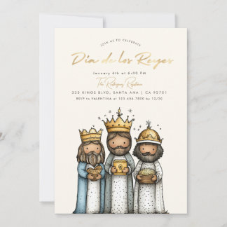 Día De Los Reyes Mexikanisches 3 Könige Tag Party Einladung
