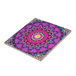 Dia de los Wild Colors Kaleidoskop Fliese
