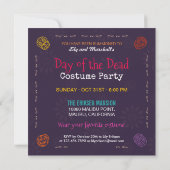 Dia de Muertos Banner| Party Einladung (Rückseite)