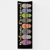 Dia De Muertos Banner - Zuckerkulls (Vertikal)