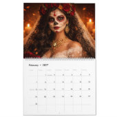 Día de Muertos Calendar 2026 Kalender (Feb 2027)