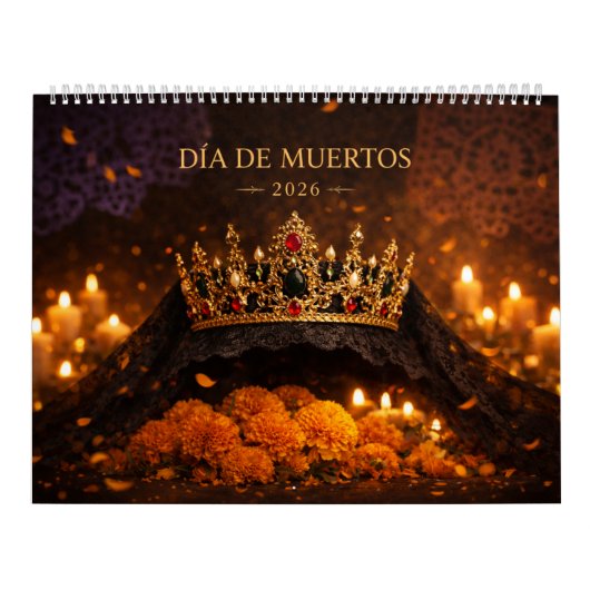 Día de Muertos Calendar 2026 Kalender (Titelbild)
