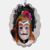 Dia de Muertos Doll Ornament Card (Links)