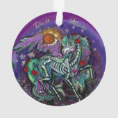 Día de Muertos Horse Ornament (Rückseite)