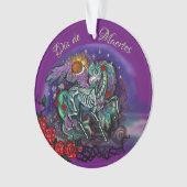 Día de Muertos Horse Ornament (Vorderseite)