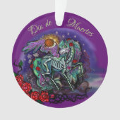 Día de Muertos Horse Ornament (Vorderseite)