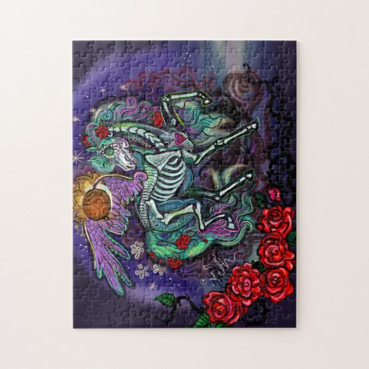 Día de Muertos Horse Puzzle (Vertikal)