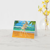 Dia de Muertos Karte (Gelbe Blume)