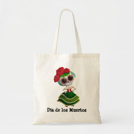 Dia de Muertos Mexican Fräulein Tod Tragetasche