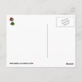 Dia de Muertos Mexican Miss Death Postkarte (Rückseite)