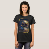 Dia De Muertos Mother Earth Dead Women Floral Suga T-Shirt (Vorne ganz)