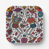 💀 Día de Muertos Pappteller (Vorderseite)