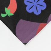 Día de Muertos Pattern Fleecedecke (Ecke)