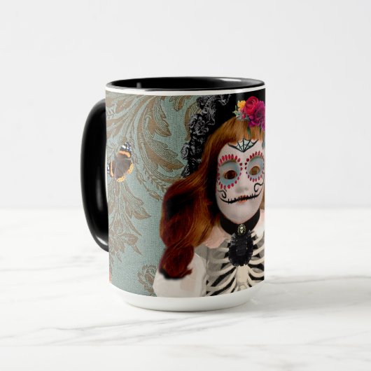 Día de Muertos Personalisierte Mug Tasse (Vorderseite Links)