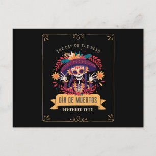 Dia de muertos Tag der Toten Postkarte